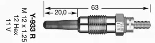 Свеча накаливания NGK 6136